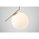 Canada 1 Light 12 inch Gold Single Pendant Lighting Ceiling Light
